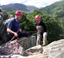 Abseiling at Outward Bound